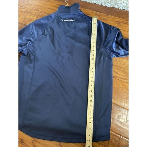 Houston Texans NFL 1/4 Zip Athletic Sweatshirt Men’s Medium - Picture 4 of 5